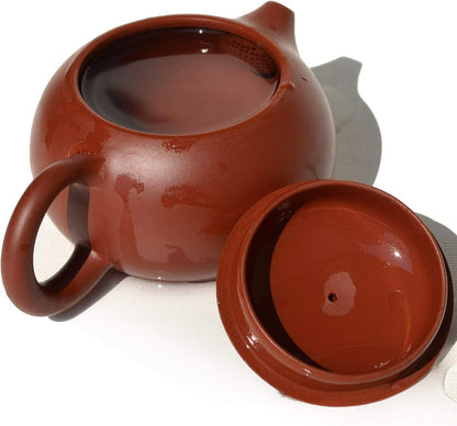 Teapot Chinese Yixing Genuine DaHongPao Tea Red Xishi Pots Ball Filter (5oz/150ml)