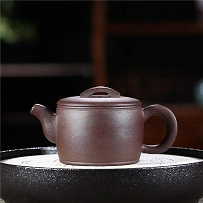 Handmade Zisha Teapot, Purple Clay Teapot Chinese Yixing Teapot Kung Fu Tea Set Busisses Gift