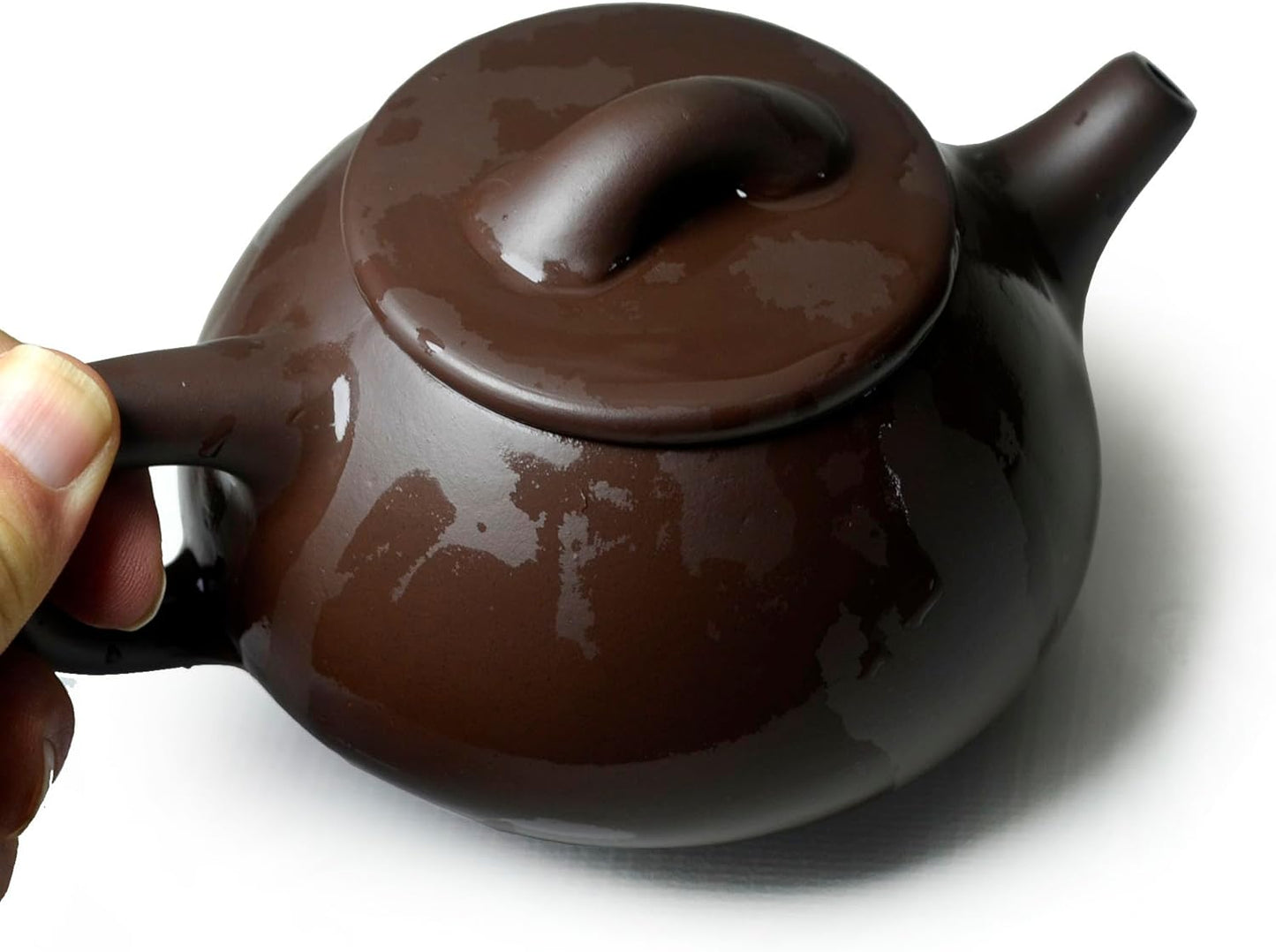 Teapot 12oz Chinese Gongfu ShiPiao Stone Style Zisha Clay Zini Pots for Loose Tea