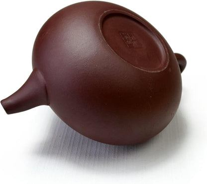 Teapot 10oz Chinese Yixing Clay Pots Infuser for Loose Tea Hand-carved