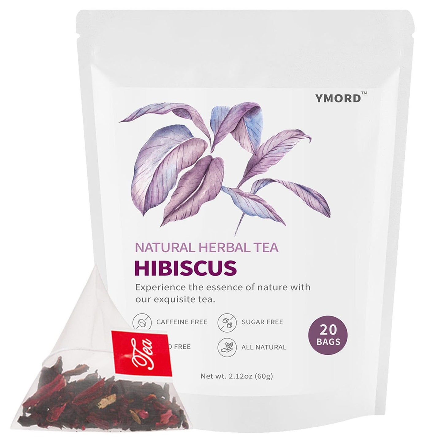 YMORD Chrysanthemum Cassia Seed Tea - Liver Cleanse Detox & Repair Tea with Burdock Root, Osmanthus, Goji Berries - Natural Healthy Herbal Tea Bags - 20 Count - Vegan, Sugar Free & Caffeine Free