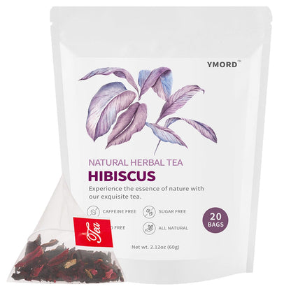 YMORD Chrysanthemum Cassia Seed Tea - Liver Cleanse Detox & Repair Tea with Burdock Root, Osmanthus, Goji Berries - Natural Healthy Herbal Tea Bags - 20 Count - Vegan, Sugar Free & Caffeine Free