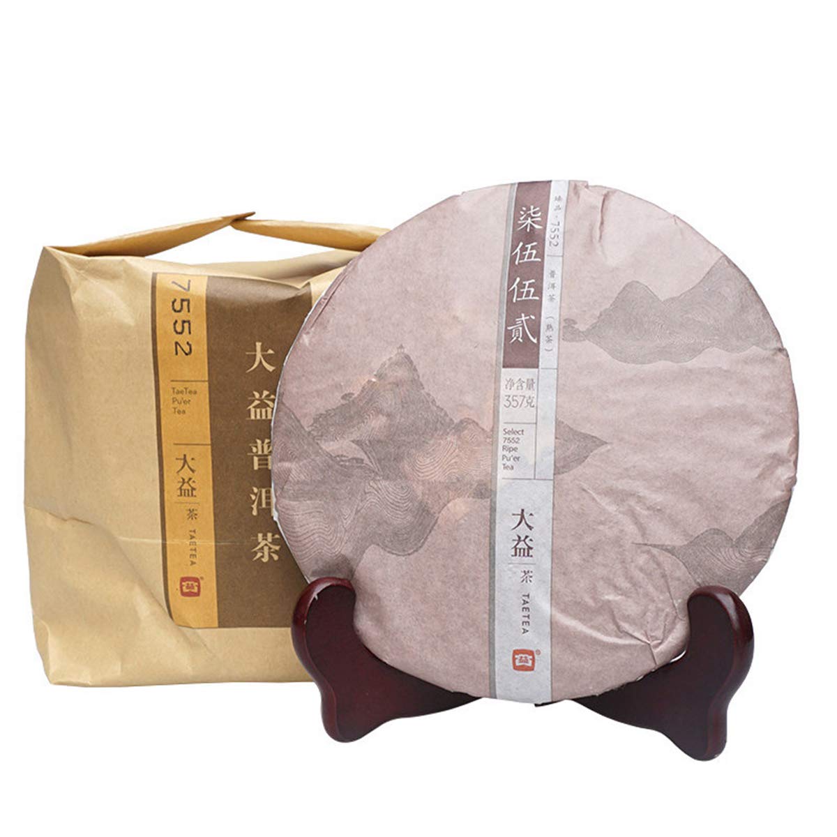 China Dayi Ripe Puerh Digital Tea (Nickname 8562) Pu'er Benchmark Tea Organic Black Tea Cake