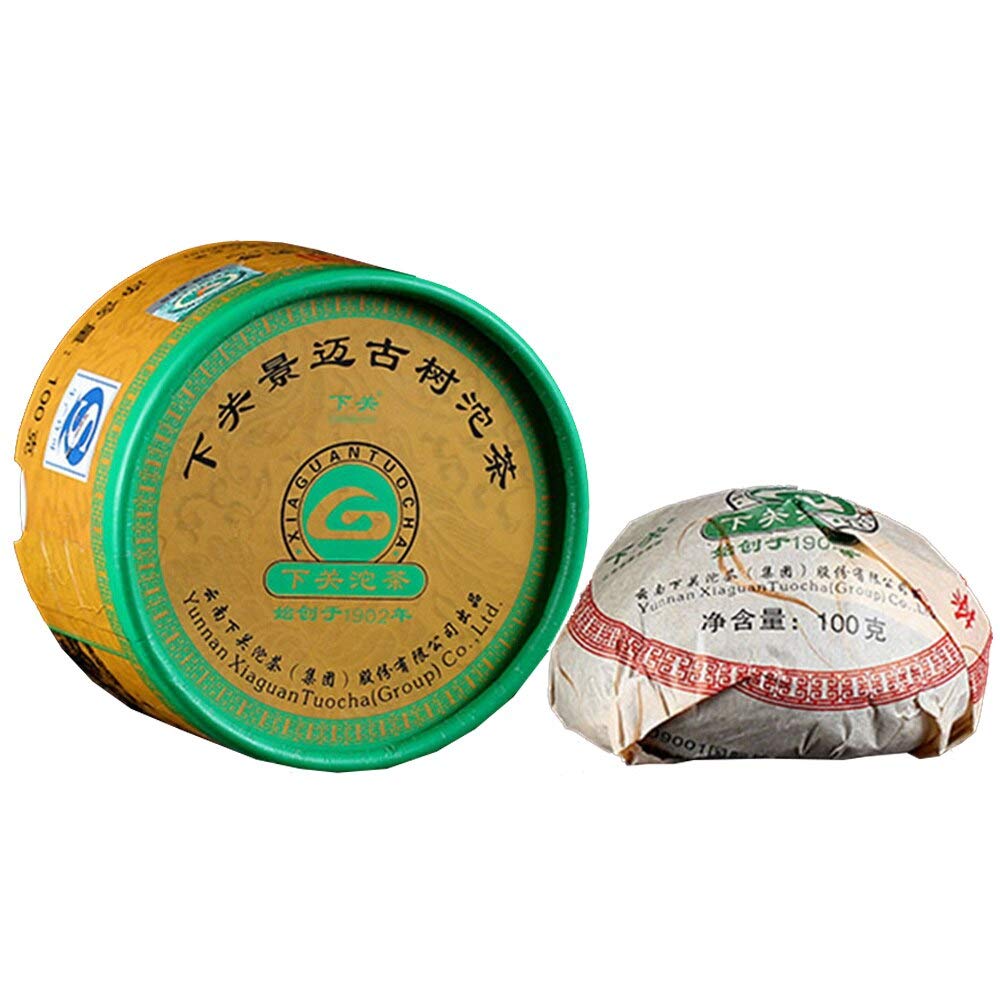 FullChea - 2012 Xiaguan Raw Pu-erh Tuocha - Pu Erh Tea Loose Leaf - Yunnan Sheng Puerh Box Tea from Jingmai - Detox Cleanse (10.58oz/ 300g)