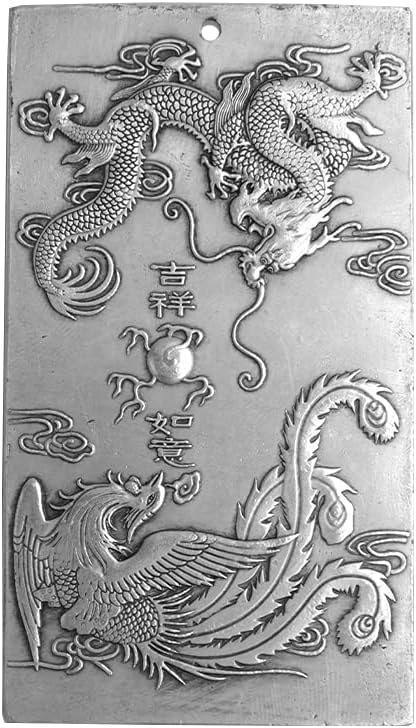 Acxico 1 pcs Tibetan Silver guan Kwan yin Buddha Dragon Statue Nepal thangka