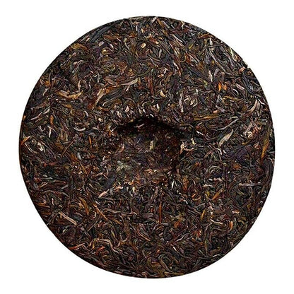 Lao Tong Zhi Ancient Tree Puer Tea Haiwan Yi Dai Zong Shi Ripe Puer Tea 357g