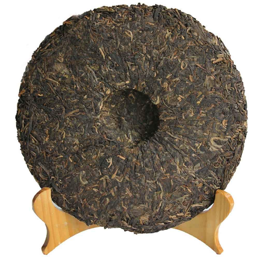 FullChea - 2008 Bajiaoting 0830 Raw Pu-erh Tea - Menghai Pu Erh Tea Loose Leaf - Sheng Puerh - Healthy Tea - 12.59oz / 357g
