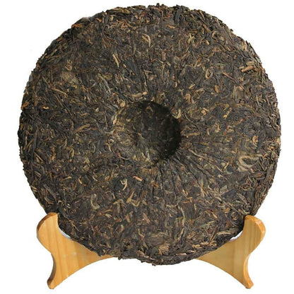 FullChea - 2008 Bajiaoting 0830 Raw Pu-erh Tea - Menghai Pu Erh Tea Loose Leaf - Sheng Puerh - Healthy Tea - 12.59oz / 357g
