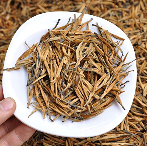 Top Grade Wild Yunnan Dianhong Gold Needle Honey Dian Hong Golden Yunnan Black Tea