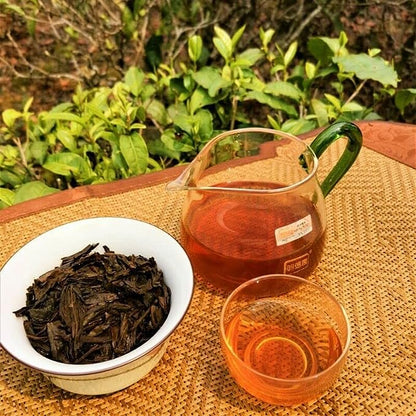 Health Care Purple Bud Pu-erh Tea Meng Ku Zi Ya Cha Organic Pu'er Raw Tea 357g