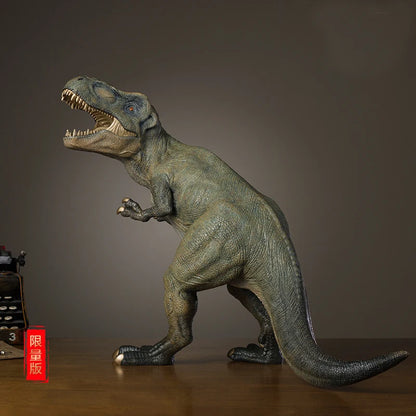 62CM large Global Limited Edition Jurassic Period Prehistoric animals Dinosaur brass Sculpture ART HOME lobby Ornament