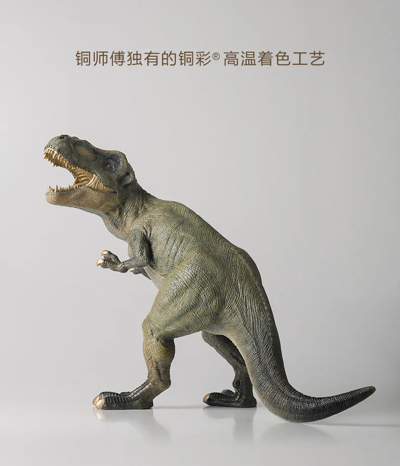 62CM large Global Limited Edition Jurassic Period Prehistoric animals Dinosaur brass Sculpture ART HOME lobby Ornament