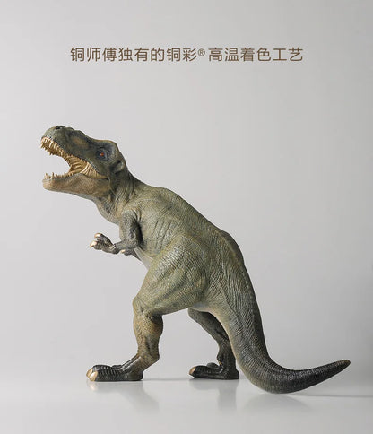 62CM large Global Limited Edition Jurassic Period Prehistoric animals Dinosaur brass Sculpture ART HOME lobby Ornament