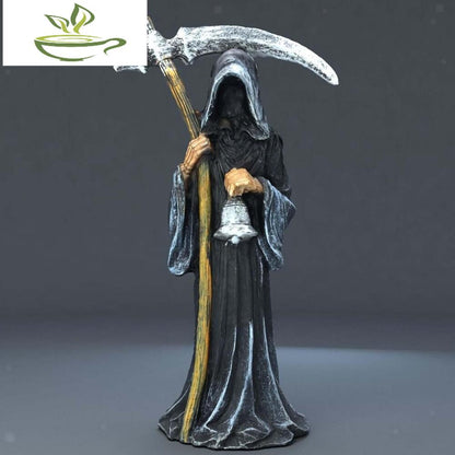 Statue, Halloween Figurine, Altar Sculpture Accent, Desktop Table Centerpiece