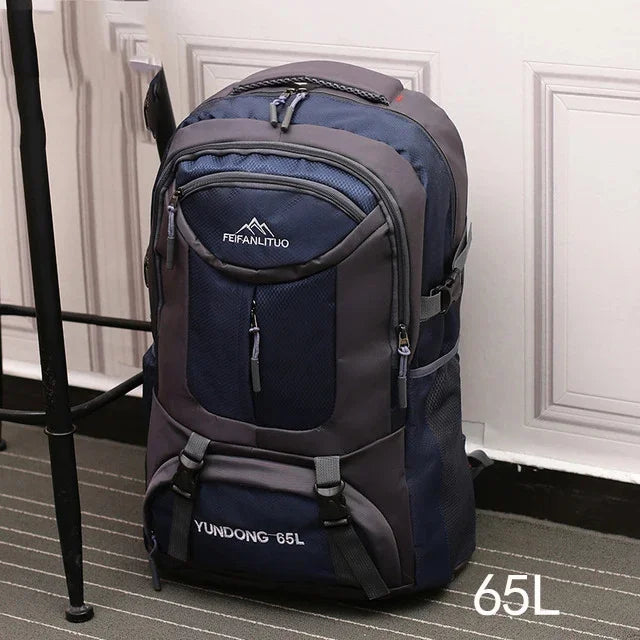65L 75L Men's Outdoor Climbing Travel Rucksack Sports Camping Hiking Backpack School Bag Pack For Male Female Women