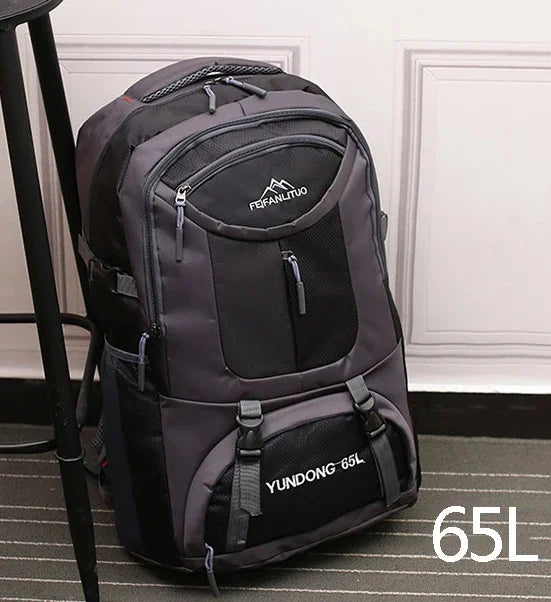 65L 75L Men's Outdoor Climbing Travel Rucksack Sports Camping Hiking Backpack School Bag Pack For Male Female Women