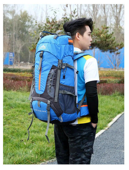 65L Large Camping Backpack Bag Travel  Men's Women Luggage Hiking Shoulder Bags Outdoor Climbing Trekking  unisex Traveling Bag