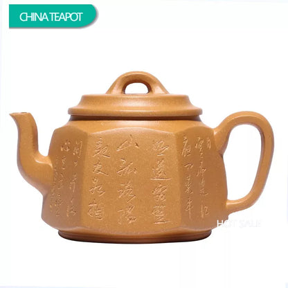 180ml Chinese Yixing Purple Clay Teapots Raw Ore Section Mud Tea Pot Handmade Beauty Kettle Zisha Tea Set Accessories Teaware