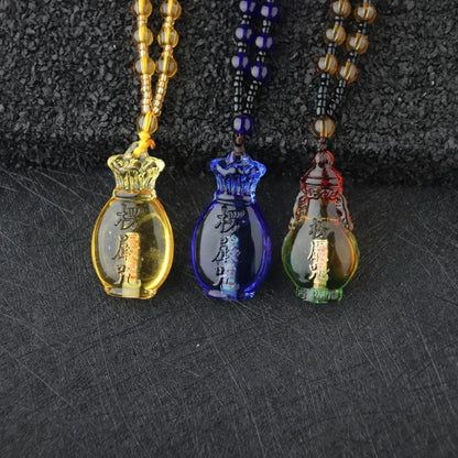 6P Buddhist supply Greco-Buddhist pocket travel Exorcise evil spirit Almighty talisman Shurangama Mantra PING AN Pendant Amulet