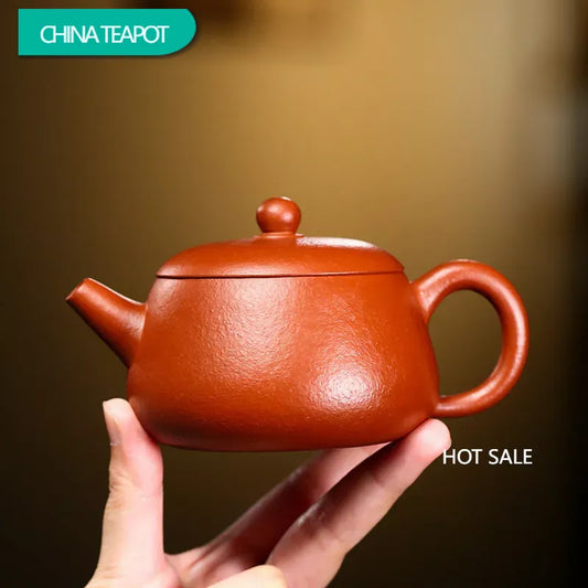 200ml Yixing Famous Purple Clay Teapot Authentic Handmade Tea Pot Raw Ore Beauty Kettle Chinese Zisha Tea Set Customized Gifts