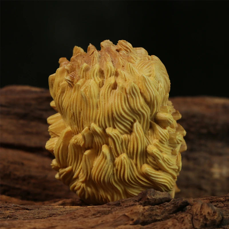 6cm Sun Wukong Statue Boxwood Feng Shui Solid Wood Pendant Solid Wood Car Hanging Crafts Figure Monkey King Home Decor