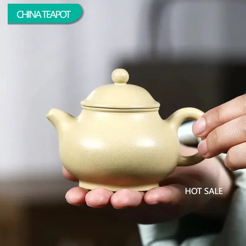 130ml Yixing Purple Clay Teapot Master Handmade Small Capacity Tea Pot Raw Ore Beauty Kettle Chinese Authentic Zisha Tea Set