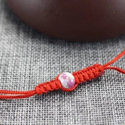 6pcs Handmade rope for tea pot rope with bead for KungFu tea set china blue-and-white porcelain bead pot rope tea set pot string