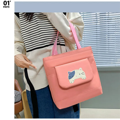 6pcs/set Cute schoolbags for kids girls Large Capacity Junior High School Student Backpack Cartoon Bookbag Primary School bags
