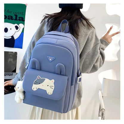 6pcs/set cute schoolbags for kids girls Primary Junior School Student Backpack Large Capacity School Backpack bookbag pencil bag