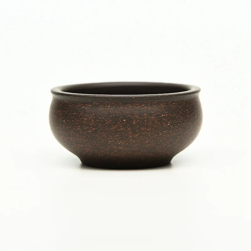 70cc China  YiXing Gongfu Tea Cup Vermilion Mud Tea Cup Master Cup Raw Mineral Purple Clay Cup Thick And Not Hot Hands