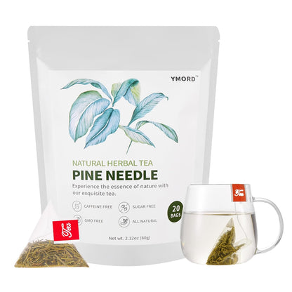 YMORD Chrysanthemum Cassia Seed Tea - Liver Cleanse Detox & Repair Tea with Burdock Root, Osmanthus, Goji Berries - Natural Healthy Herbal Tea Bags - 20 Count - Vegan, Sugar Free & Caffeine Free