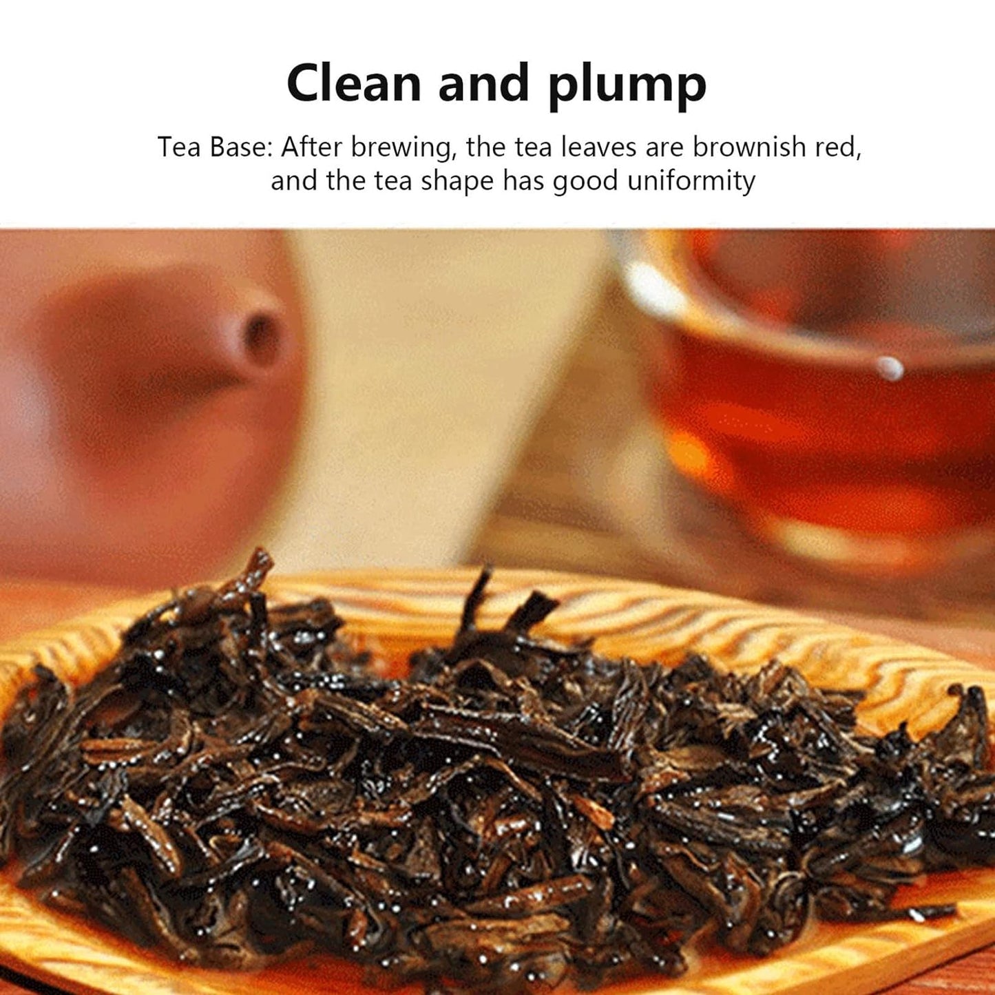 Acogedor Loose Leaf Pu erh Tea, 180g/6.3oz Yunnan Puer Tea Chinese Tea Leaces, Fresh Full Earthy Flavor for Morning Afternoon Party, Coffee Alternative
