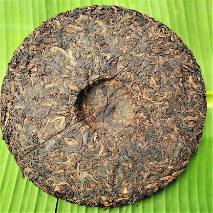 Black Tea Healthy Drink Organic Peacock Pu'er Ripe Tea Cake Premium Pu'er 357g