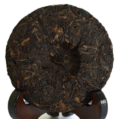 Puerh Tea Cake 100g / 3.52oz 2016 Year Ripe Shu Supreme Menghai Remote Mountain Ancient Tree - Yunnan Pu-erh Pu erh Puer Pu'er Chinese Tea