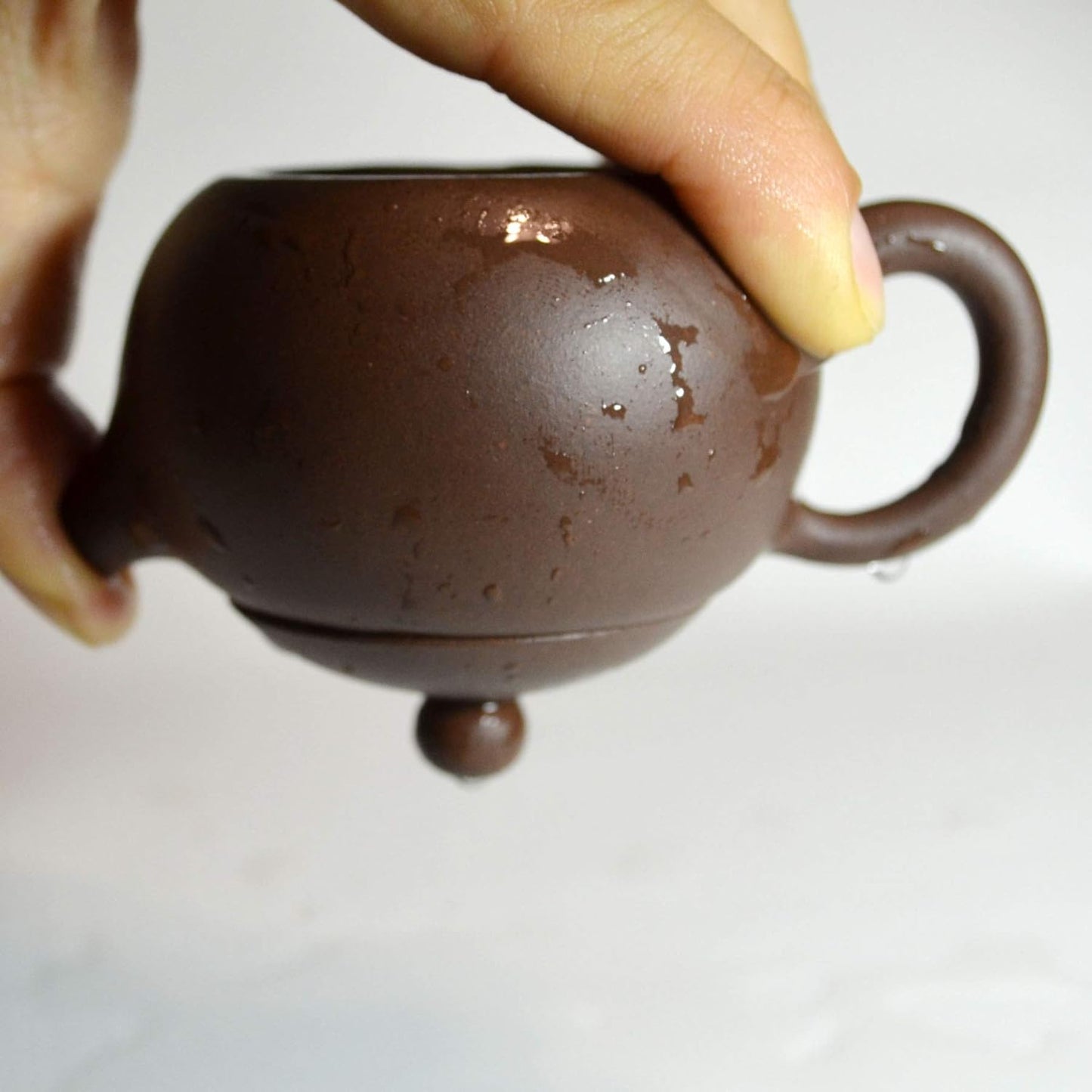 Teapot 4oz Chinese Zisha Tea Little Xishi Pots Natural Zini Mud for Loose Tea