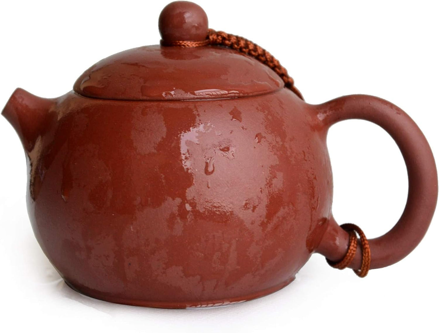 Teapot 200ML Chinese Yixing Xishi ZinI Clay Pots Ball Filter Infuser for Loose Tea (Spherical filter)