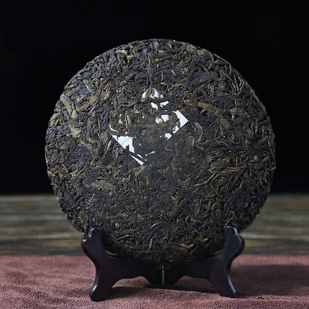 FullChea - 2014 Tulin Wild Arbor Raw Pu-erh Tea - Menghai Pu Erh Tea Loose Leaf - Sheng Puerh From Yunnan - Reduces Stress - 12.59oz / 357g