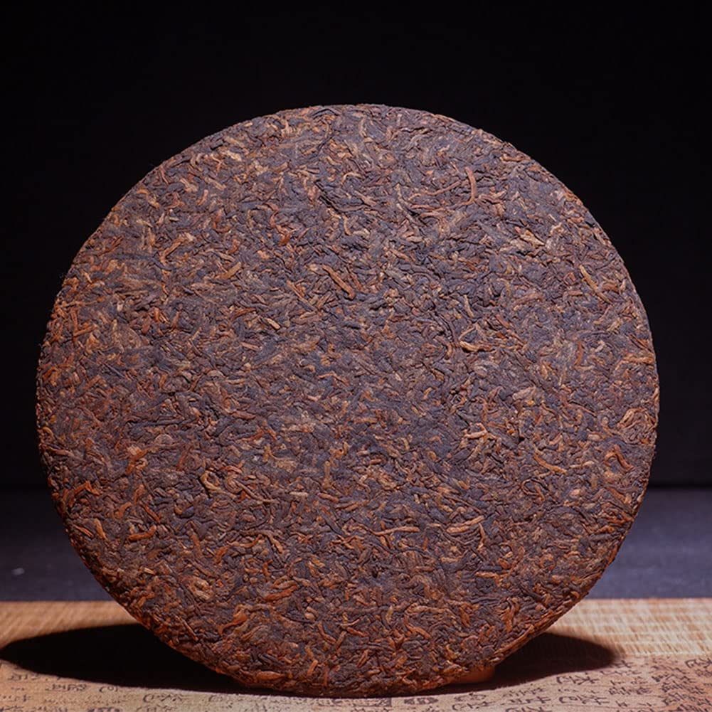 Jarteela - Pure Ripe Puerh Tea Cake Aged, 12.59oz/357g - Premium Chinese Yunnan Dark Tea - Rich In Antioxidants