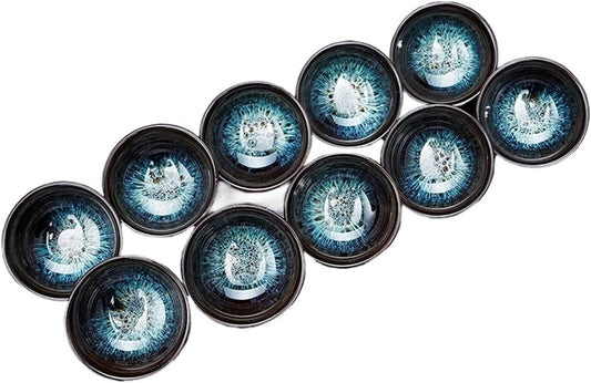 Chinese/Japanese Tea Set 10 Pcs High-end Kung Fu Tea Set Chinese Tea Set Automatic Tea Set Bone China Teapot And Tea Cup Set Travel Tea Set For 8 People Portable Teapot Set Tea Gift set (Size : 10 pi