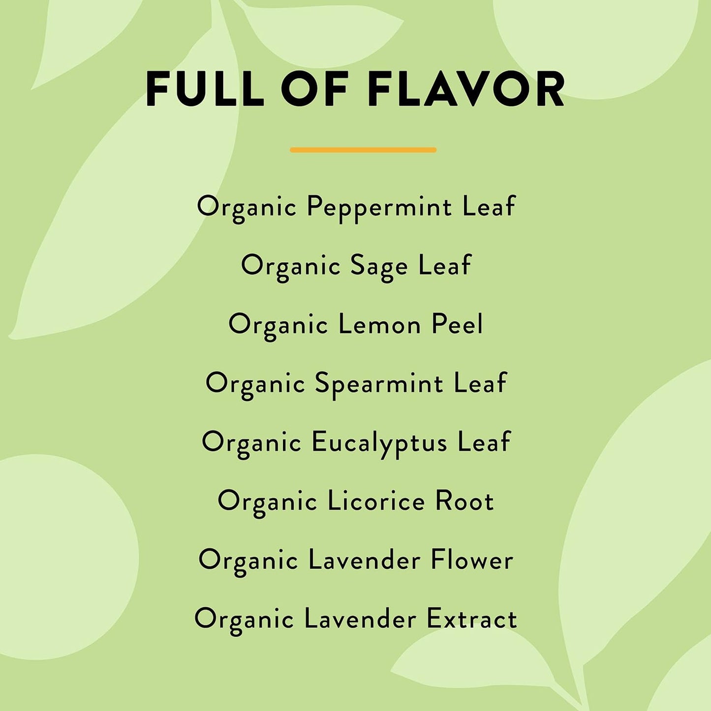 Choice Organics - Organic Mint Sage Tea (1 Pack) - Organic Herbal Tea - 16 Tea Bags