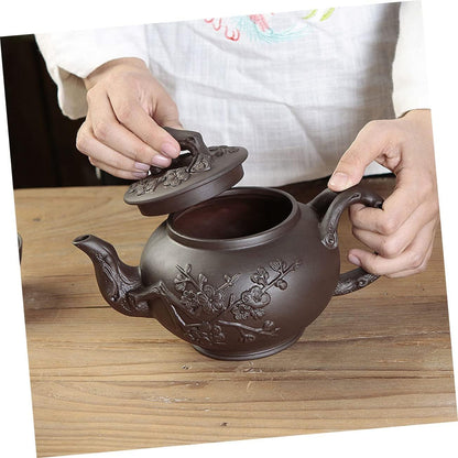 KJHBV Purple Clay Teapot Japanese Tea Pot Chinese Teapot Stoneware Clay Stove Tea Kettle Chinese Tradition Purple Clay Teapot Tea Dispenser Tea Accessory Teapot Large Set