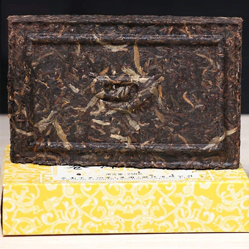 FullChea - 2011 Xiaguan Raw Pu-erh Tea Brick - Pu Erh Tea Loose Leaf - Yunnan Sheng Puer - Healthy Tea (8.8oz / 250g)