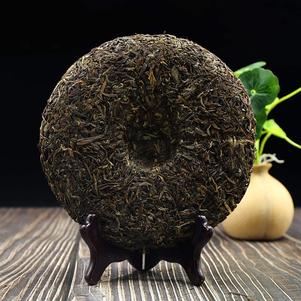 FullChea - 2018 Tulin Raw Puerh - Menghai Pu Erh Tea Loose Leaf - Sheng Puerh From Yunnan - Natural Tea - 12.59oz / 357g