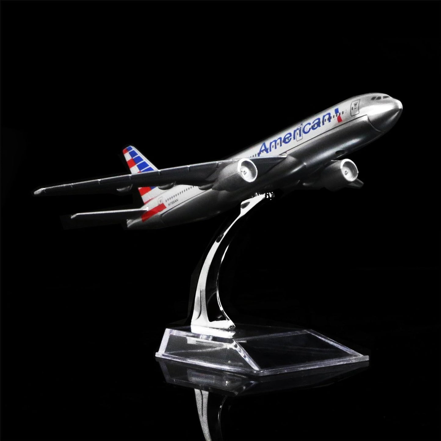 24-Hours The New American B777 Alloy Metal Model Aircraft Birthday Gift Plane Models chiristmas Gift 1:400
