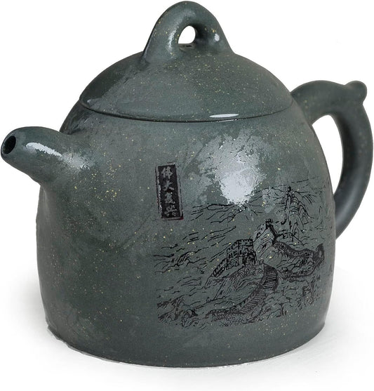 Yxhupot Teapot 7.8oz Chinese Yixing Clay Genuine Zisha Tea Pots Qinquan style