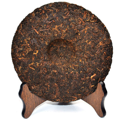 Natural Puerh Tea Cake Ecology Black Tea China Yunnan Oldest Ripe Puer Tea 357g