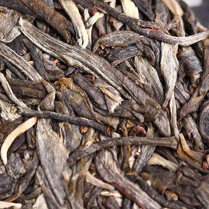 FullChea - 2018 Haiwan Raw Pu-erh - Menghai Pu Erh Tea Loose Leaf - Sheng Puerh From Yunnan - Health Tea - 14.11oz / 400g