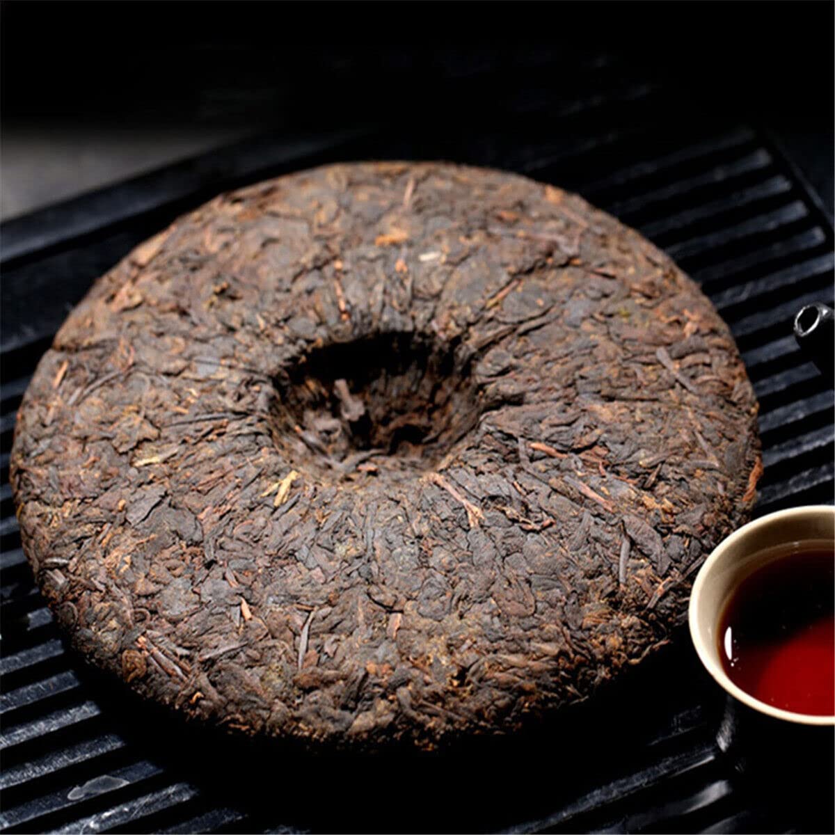 Puerh Tea Cake Ancient Pu-erh Tea 1980s Yunnan Dayi Ripe Puer Tea Black Tea 357g