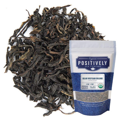 Organic Positively Tea Company, Qilan Wuyuan Oolong Tea, Loose Leaf, 16 Ounce
