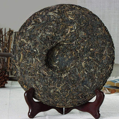 FullChea - 2007 Mengku Rongshi Qing Bing Raw Pu-erh Tea - Pu Erh Tea Loose Leaf - Sheng Puerh From Yunnan - Calming Tea - 14.11oz / 400g